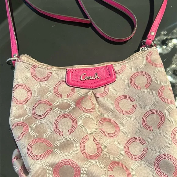 Coach Pink and Beige Women's Bag Set - Picture 7 of 7